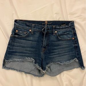 7 for All Mankind denim shorts